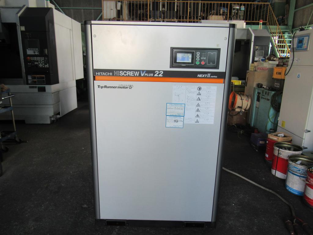 スクリューコンプレッサー/日立産機システム/OSP-22VARN2/2015年/CO-540